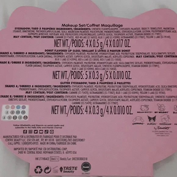 Hello Kitty & Friends Cafe Makeup Set - Picture 4 of 4